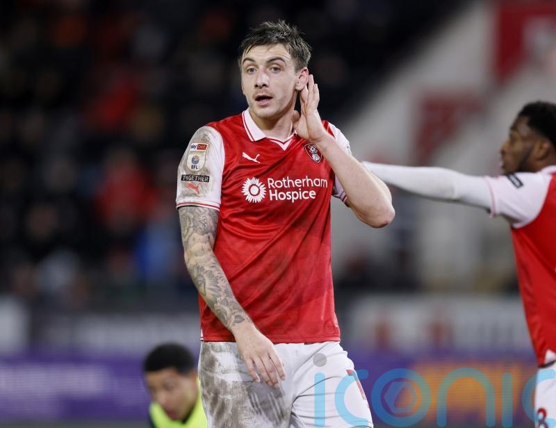 Rotherham boss Steve Evans celebrates victory against his former club Stevenage