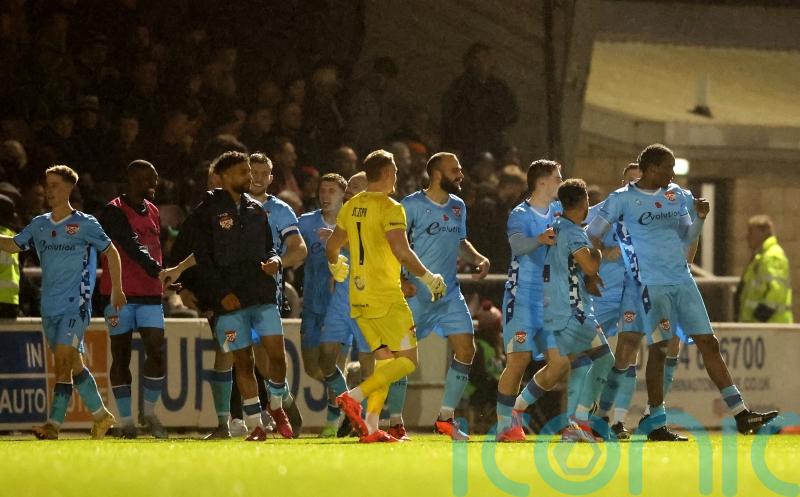 Nile Ranger header helps Kettering stun Northampton to reach FA Cup second round