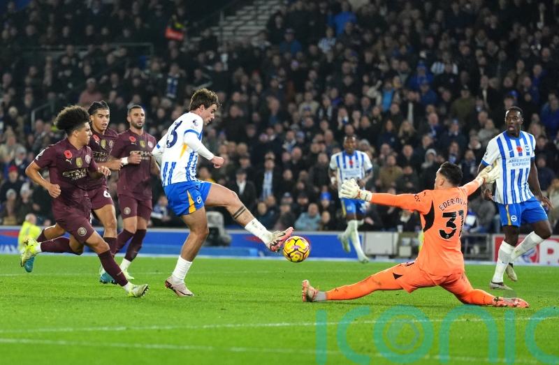 Brighton fight back to stun Man City as champions suffer fourth successive loss