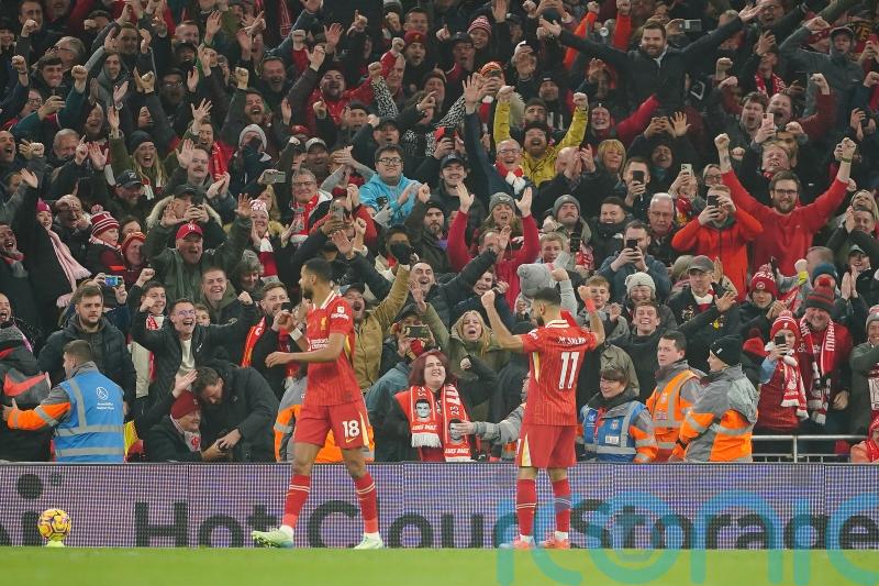 Liverpool beat Aston Villa to go five points clear at Premier League summit