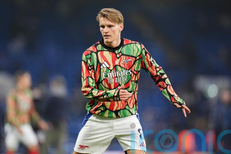 Arsenal captain Martin Odegaard back in London after being ruled out for Norway