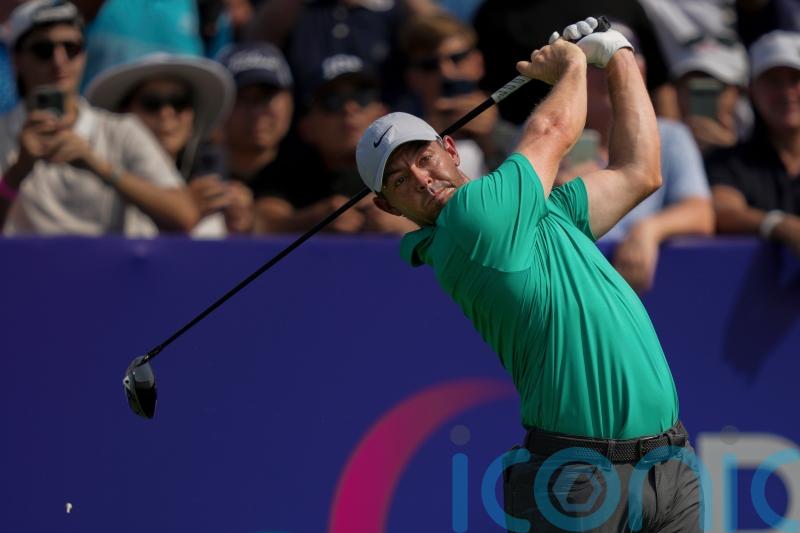 Rory McIlroy holds share of lead at DP World Tour Championship