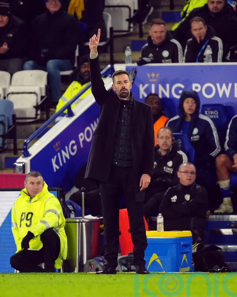 Cheers and beers for Ruud van Nistelrooy as Leicester reign starts with win