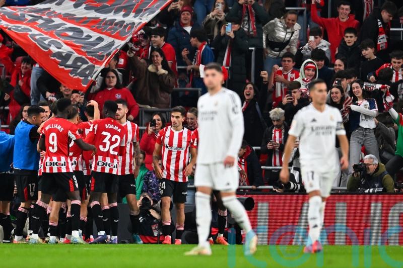Kylian Mbappe&rsquo;s spot-kick woe goes on as Real Madrid lose at Athletic Bilbao