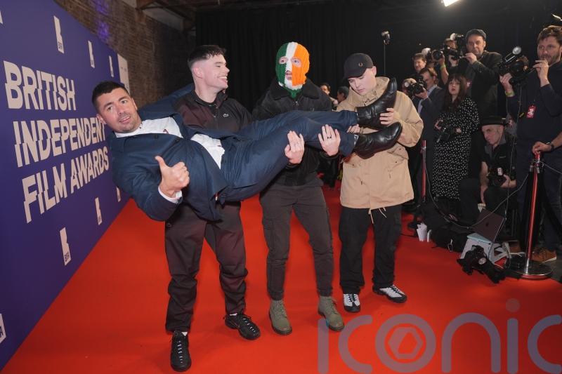 Film about Irish rap trio Kneecap wins seven gongs at British Independent Film Awards