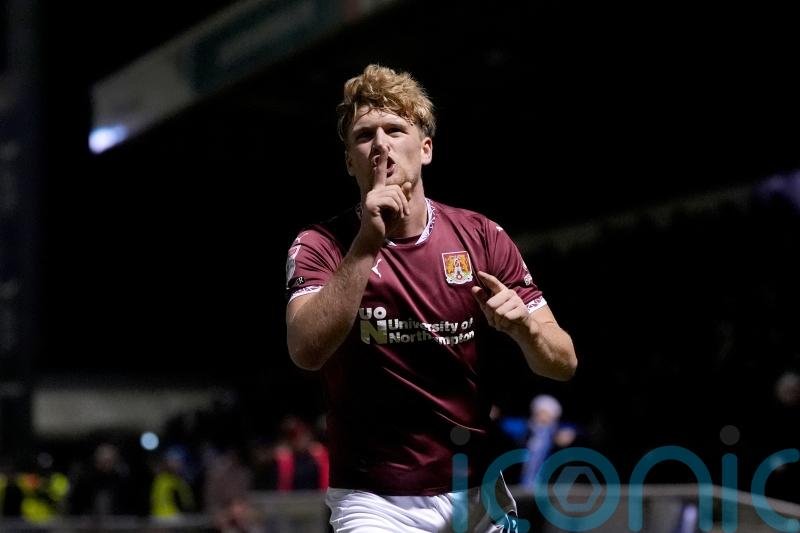 Cameron McGeehan&rsquo;s brace earns Northampton victory against Peterborough