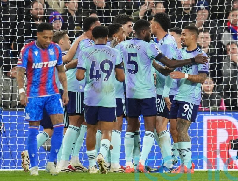 Gabriel Jesus punishes Palace again as five-star Arsenal close gap on Liverpool