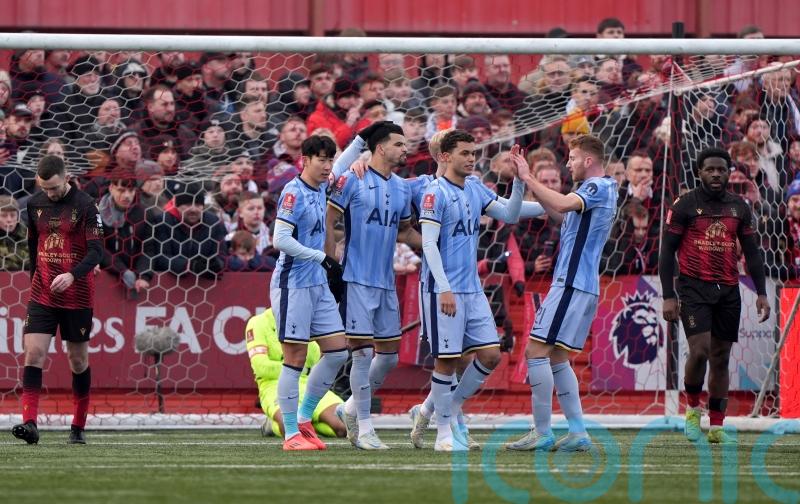 Heroic FA Cup display from Tamworth before Tottenham clinch extra-time win