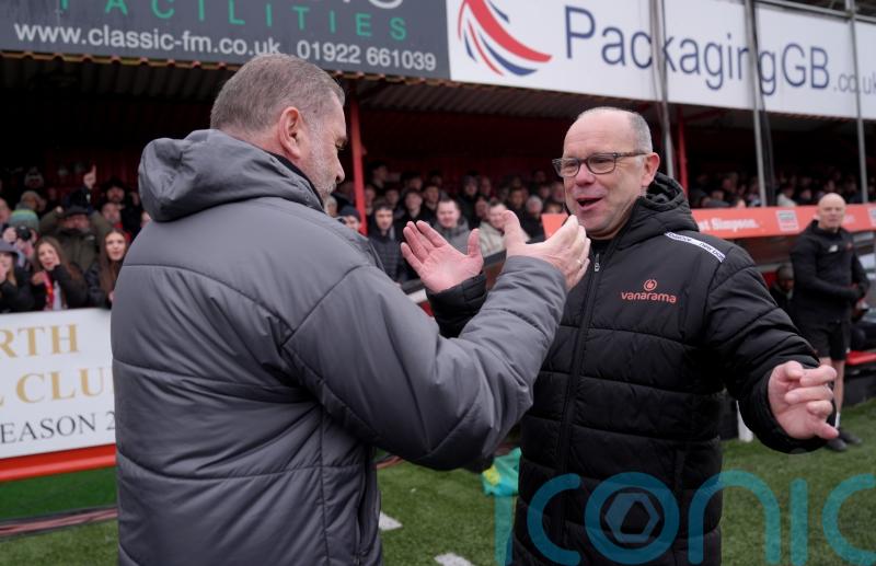 Andy Peaks &lsquo;immensely proud&rsquo; as Tamworth take Tottenham to extra-time in defeat