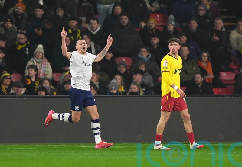 Milutin Osmajic fires Preston to victory at Watford