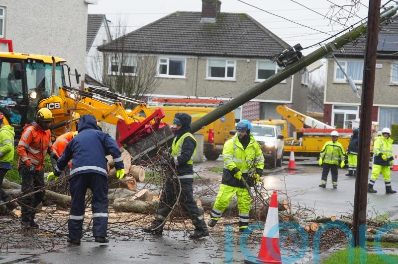 Storm Eowyn: 1,500 premises still without power in Ireland