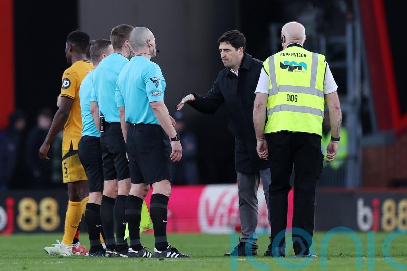 Andoni Iraola claims VAR replays were misleading in 10-man Bournemouth&rsquo;s defeat