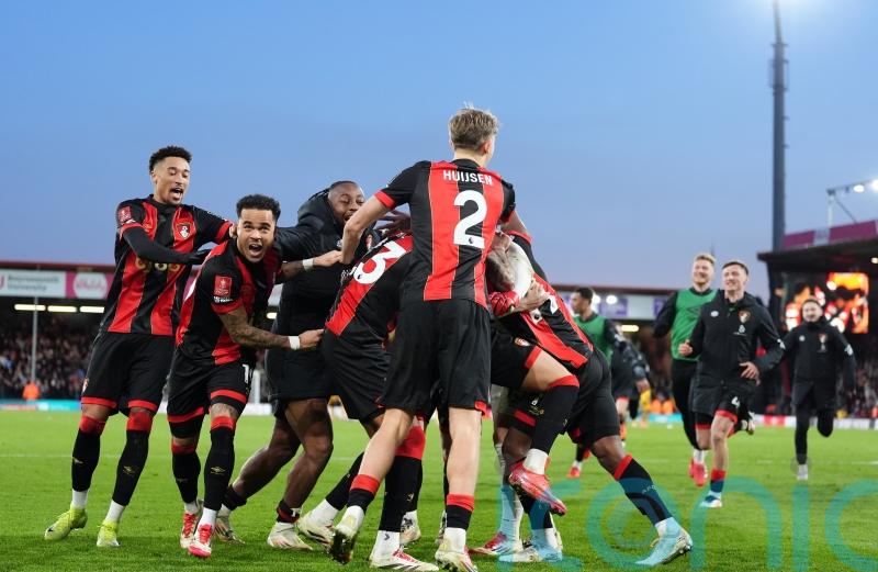 Bournemouth move into FA Cup quarter-finals after shoot-out win over Wolves