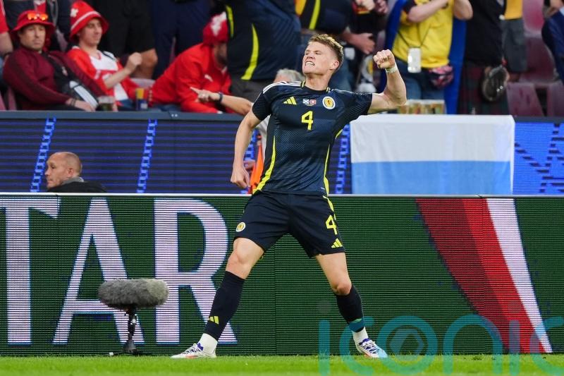 Scott McTominay penalty earns Scotland slender lead in Nations League play-off