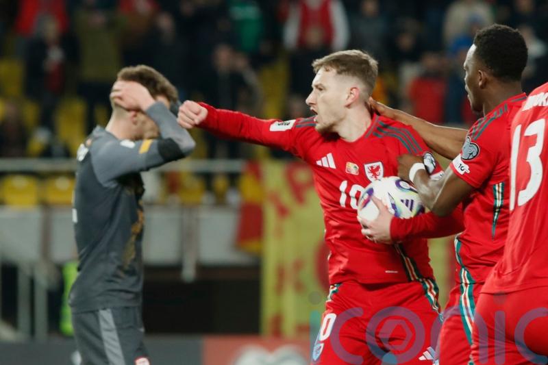 Wales snatch last-gasp point in World Cup qualifier away to North Macedonia