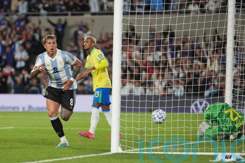 Argentina score twice in opening 12 minutes in 4-1 demolition of Brazil