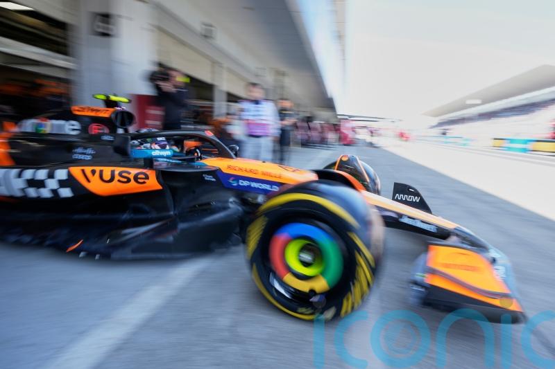 Lando Norris survives early scare to lead practice times in Japan