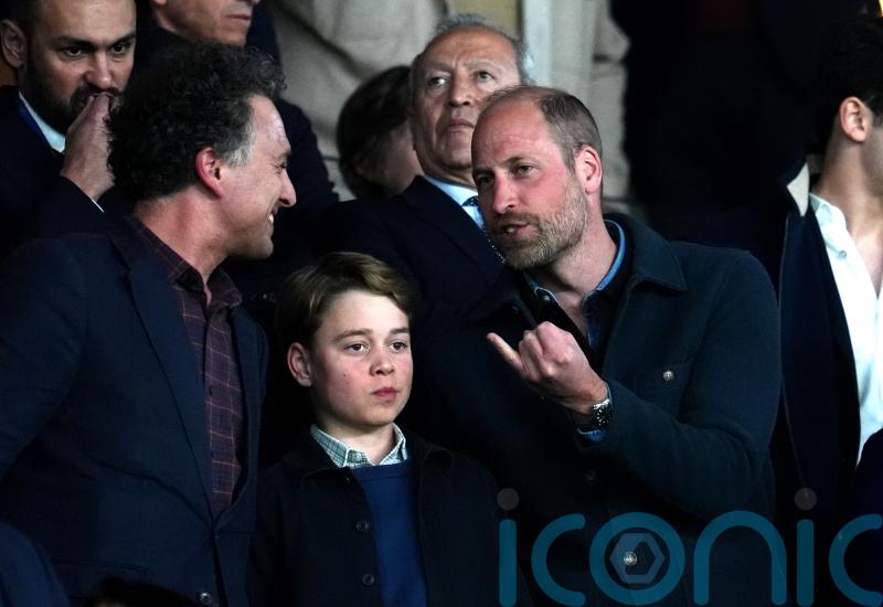 Bringing George to Villa match in Paris is a big deal, William tells pundits