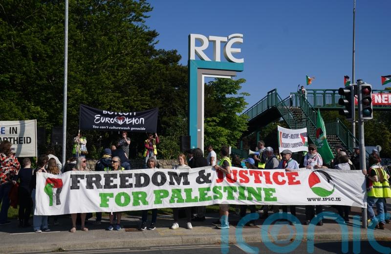 Protesters call for RTE and BBC boycott of Eurovision
