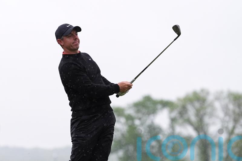 Rory McIlroy sits five shots behind leader Keith Mitchell at Truist Championship