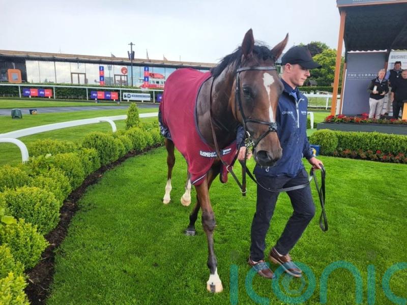 O&rsquo;Brien serves an ace with Flushing Meadows at the Curragh