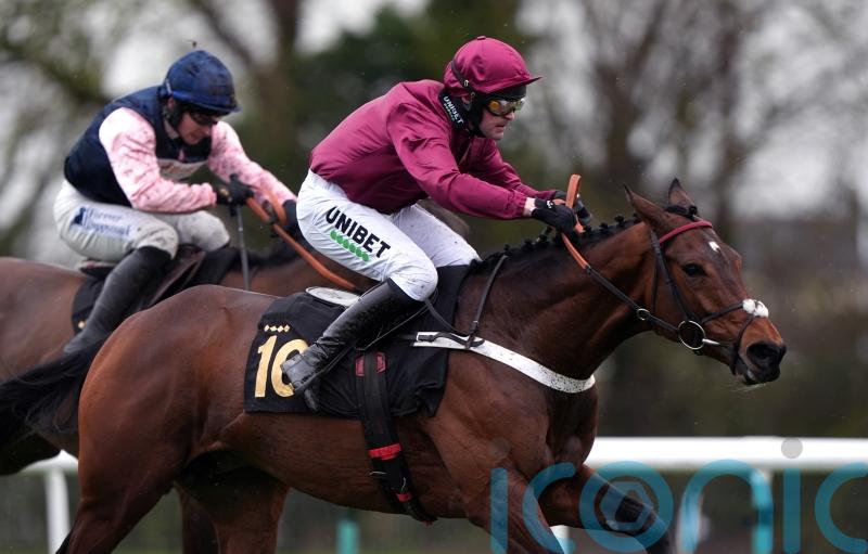 German Derby winner Palladium in action at Goodwood