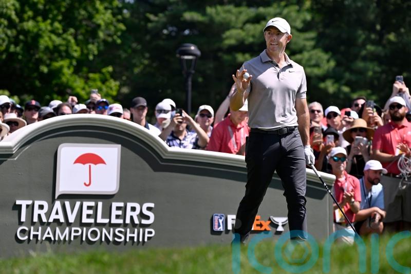 Rory McIlroy two shots off early clubhouse leader at Travelers Championship