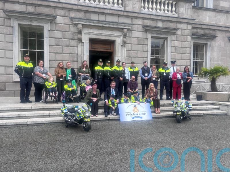 Little Blue Heroes welcomed to Leinster House