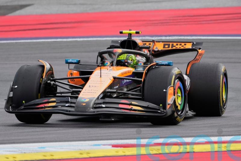 Lando Norris puts Canada crash behind him to set practice pace in Austria