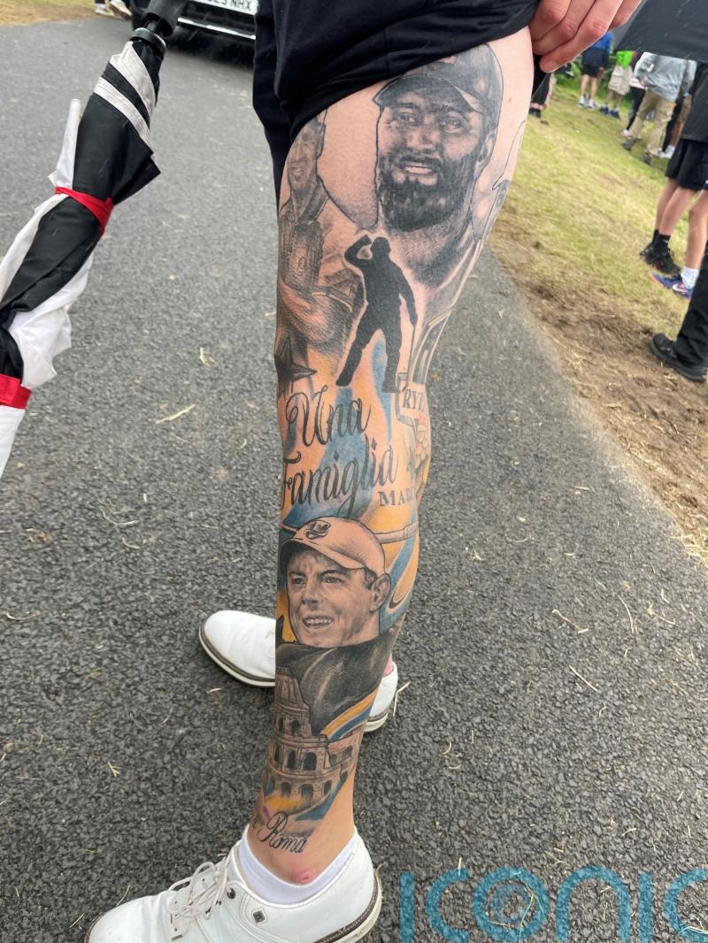 Golf superfan gets tattooed with star players ahead of Open&rsquo;s return to NI