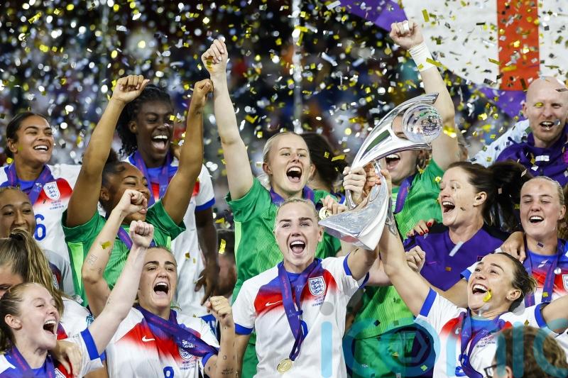 Lionesses raise a glass to their Euros victory ahead of London parade