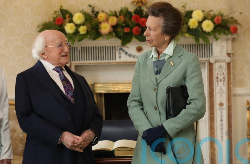Higgins praises Princess Royal&rsquo;s &lsquo;significant contribution&rsquo; to UK-Ireland ties