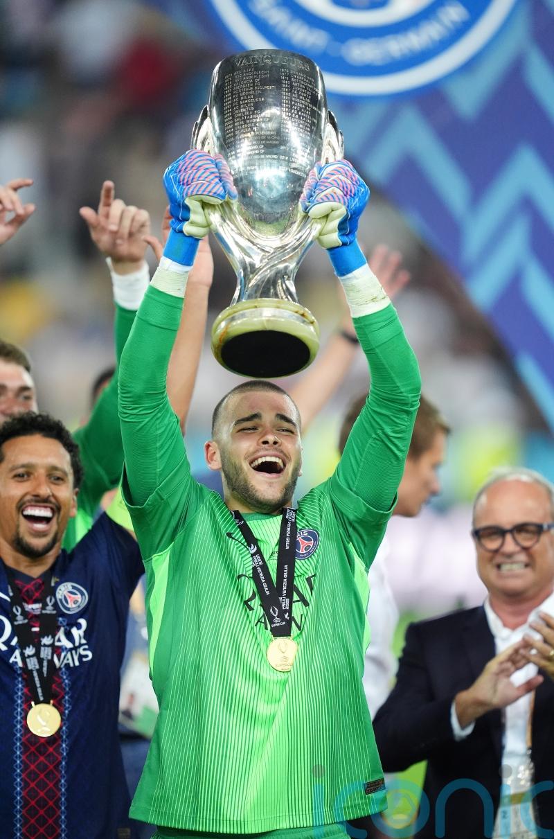 Luis Enrique hails debutant goalkeeper Lucas Chevalier after PSG&rsquo;s Super Cup win