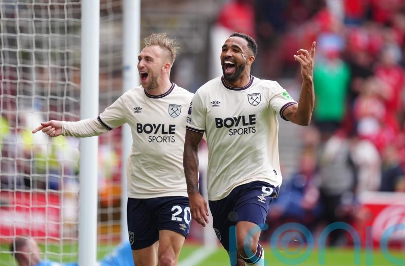 West Ham move off the foot of the Premier League with win at Nottingham Forest