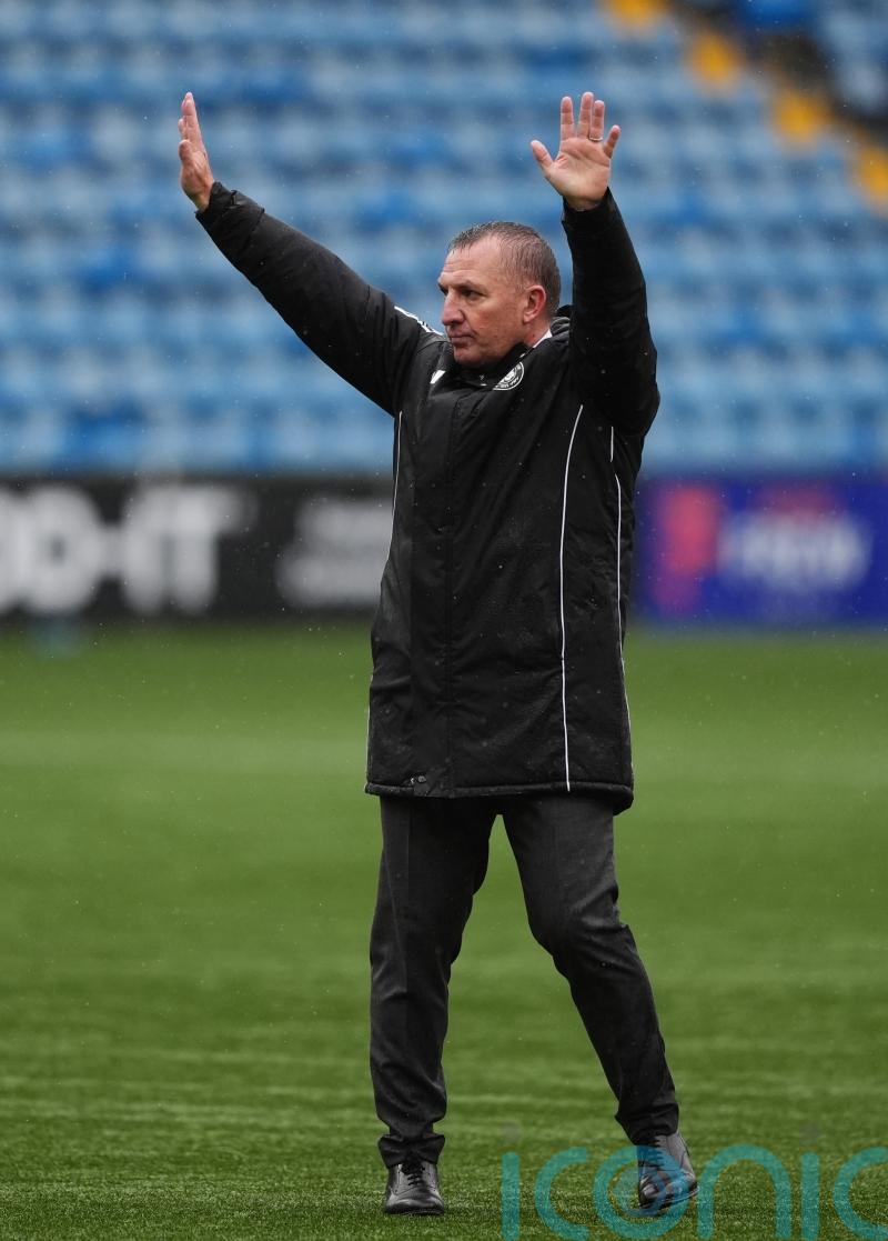 Delighted for players, says Brendan Rodgers after Celtic win amid fan unrest