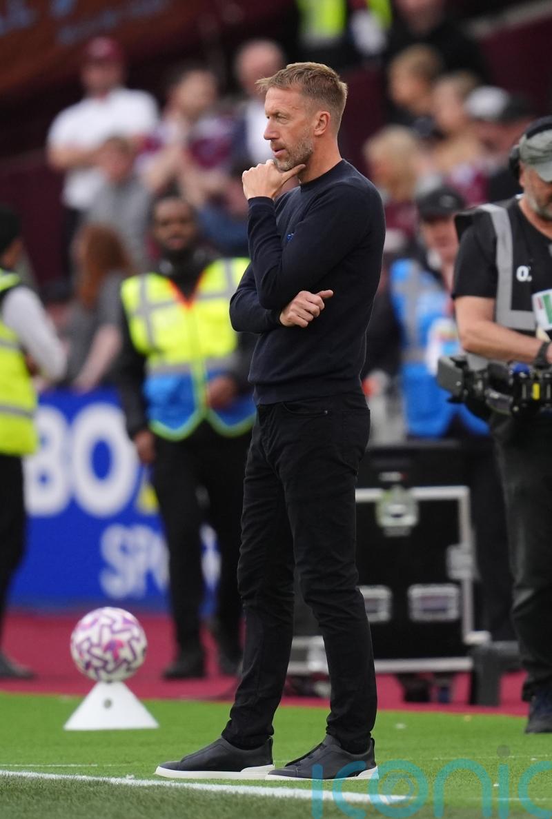 Graham Potter appears resigned to his fate as pressure mounts on West Ham boss