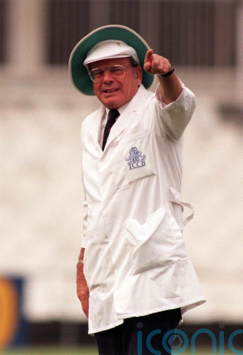 Dickie Bird&rsquo;s distinguished cricket career in pictures