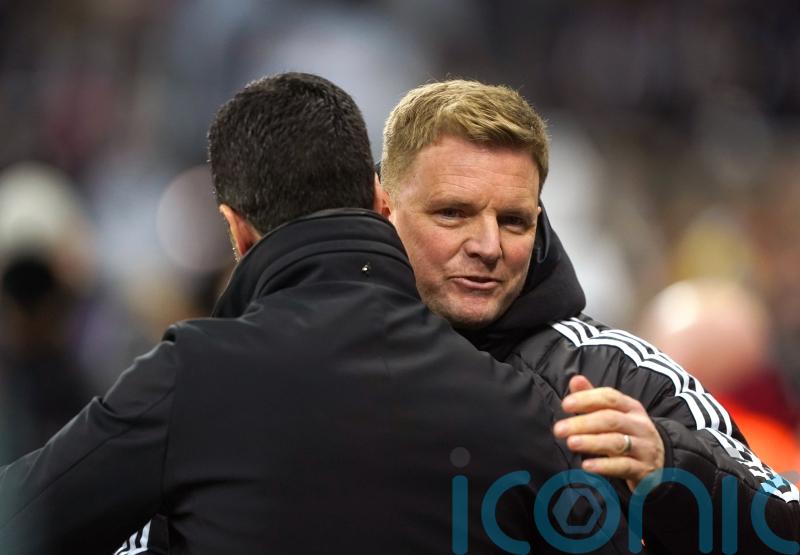 Eddie Howe calls for aggression as Newcastle bid to frustrate Arsenal again