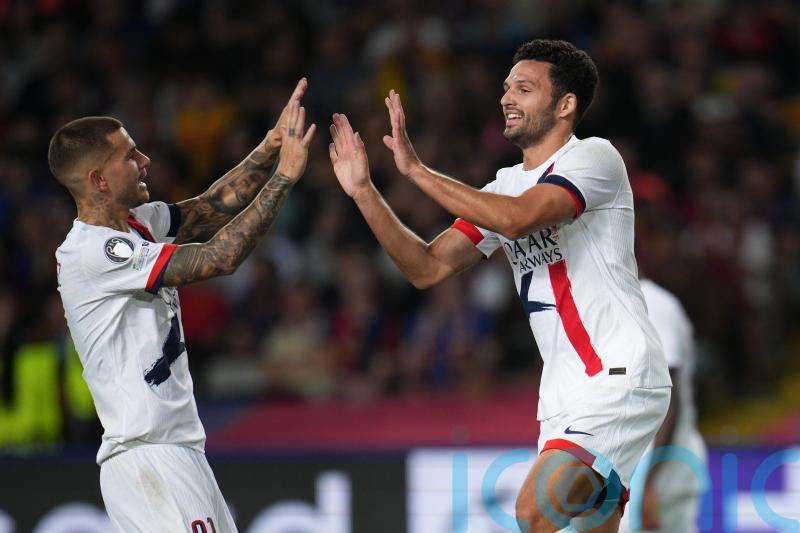 Champions League round-up: PSG beat Barcelona while Rasmus Hojlund fires for Napoli