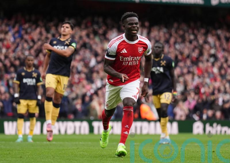 Bukayo Saka: Thierry Henry sent encouraging message before Arsenal beat West Ham