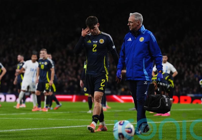 Scotland boss Steve Clarke gives optimistic update on Aaron Hickey&rsquo;s injury