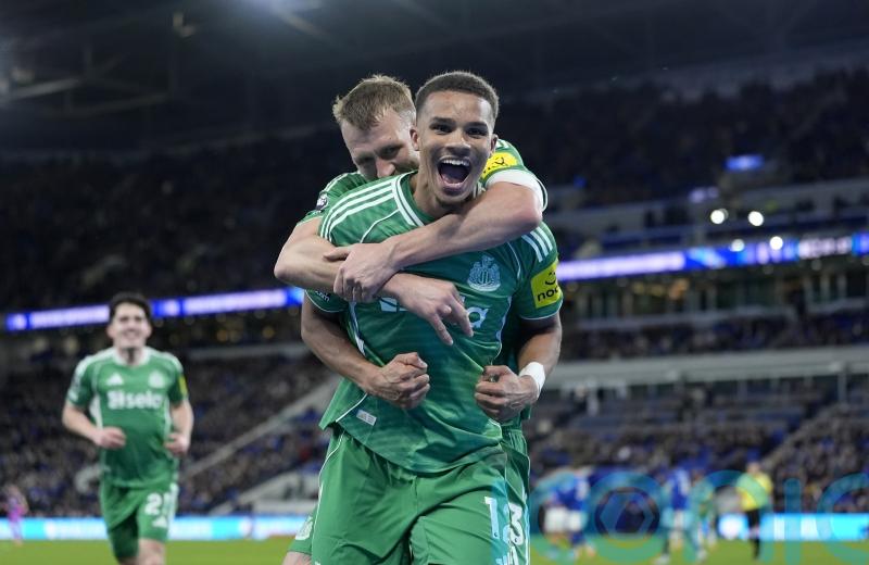 Malick Thiaw nets after 55 seconds as Newcastle ease to victory at Everton