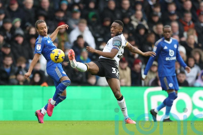 Leicester net three first-half goals to ease past East Midlands rivals Derby