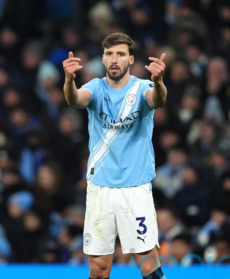 Man City defender Ruben Dias sidelined for up to six weeks with hamstring injury