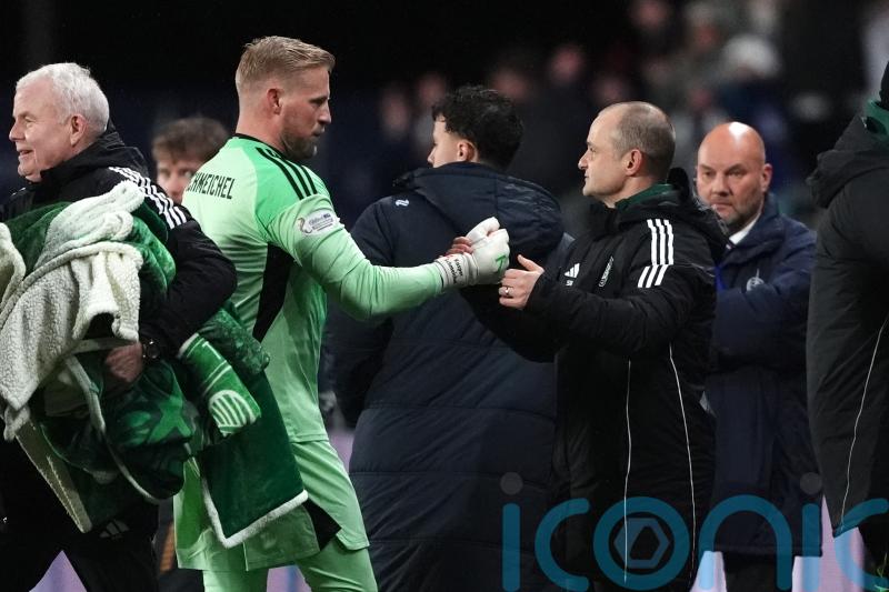 Kasper Schmeichel praised for &lsquo;really great save&rsquo; to earn Celtic win at Falkirk